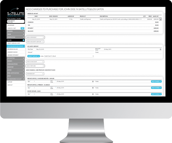 Coworking Billing and Payment Software