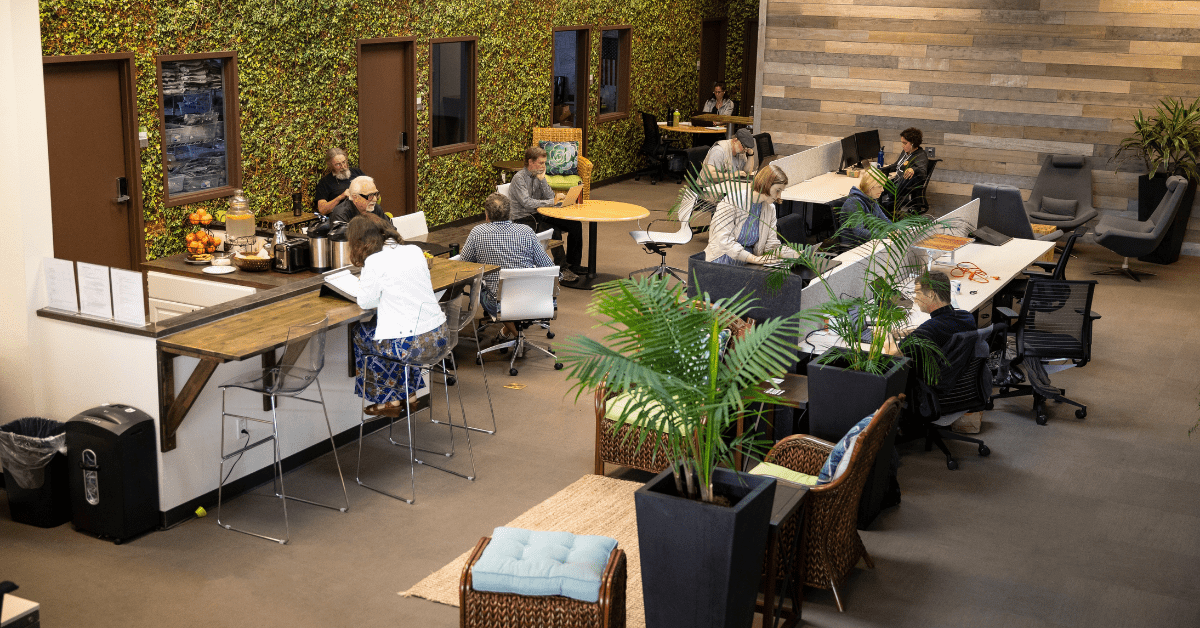 Satellite Workplaces Open Coworking Space in Santa Cruz, CA, Powered by Deskworks Workspace Management Software