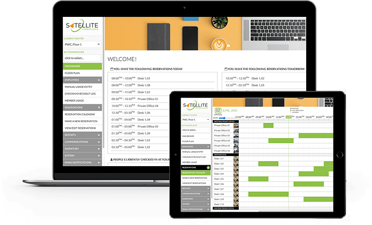 Workspace Software on Desktop and Mobile