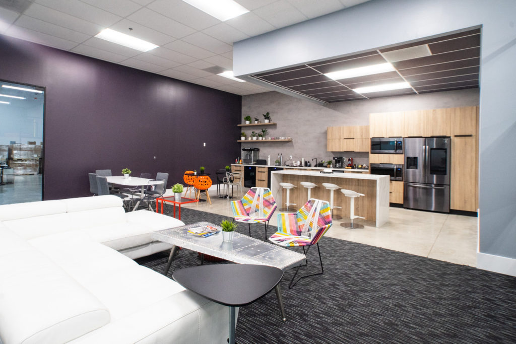 Coworking Meets E-commerce: Palletized open coworking space