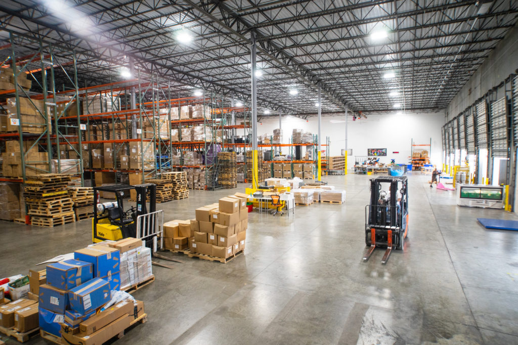 Coworking Meets E-commerce: Palletized warehouse